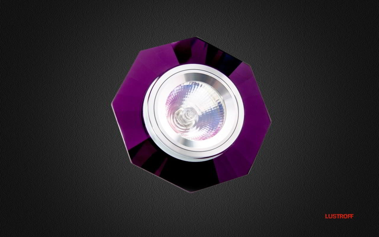 св.точеч_DELUX_HDL003 SCR purple_MR16 12V аметист