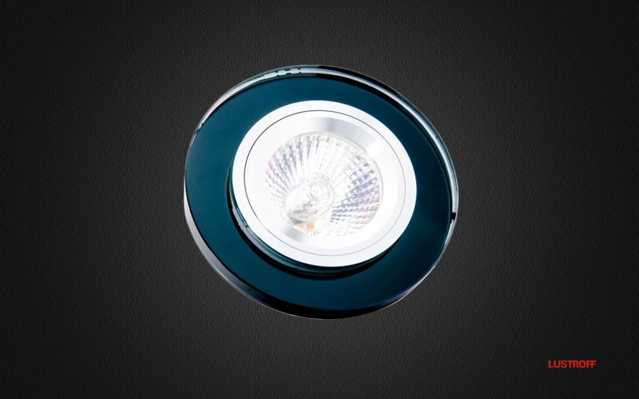 св.точеч_DELUX_HDL008 SCR black_MR16 12V обсидиан