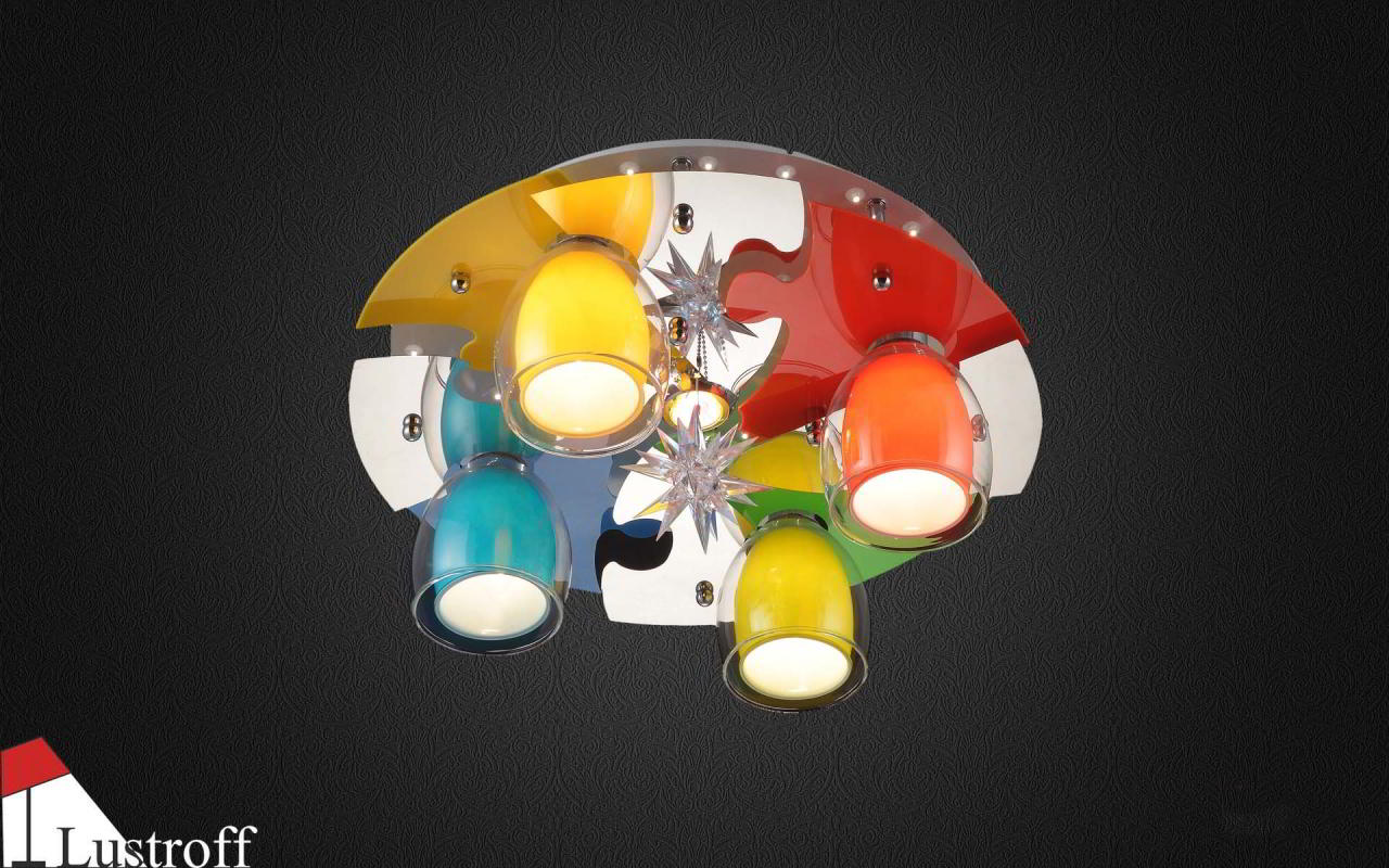 Люстра ALTALUSSE INL-9326C-05 White Multicolor
