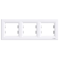 EPH5800321 РАМКА ТРОЙНАЯ, ГОРИЗОНТАЛЬНАЯ, БЕЛАЯ ASFORA Schneider Electric
