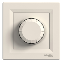 EPH6500123 СВЕТОРЕГУЛЯТОР ПОВОРОТНЫЙ С ПОДСВЕТКОЙ (600 ВТ)КРЕМ ASFORA Schneider Electric