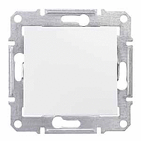 SDN0100321 ВЫКЛЮЧАТЕЛЬ ОДНОКЛАВИШНЫЙ IP44 БЕЛЫЙ SEDNA Schneider Electric