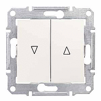 SDN1300123 ПЕРЕКЛЮЧАТЕЛЬ ЖАЛЮЗИ (ЭЛ.БЛ) СЛОНОВАЯ КОСТЬ SEDNA Schneider Electric