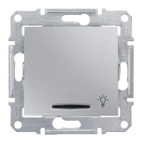 SDN1800160 КНОПОЧНЫЙ ВЫКЛЮЧАТЕЛЬ С ПОДСВЕТКОЙ АЛЮМИНИЙ SEDNA Schneider Electric