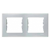 SDN5800333 РАМКА ДВУХМЕСТНАЯ ГОРИЗОНТАЛЬНАЯ СЕРАЯ SEDNA Schneider Electric