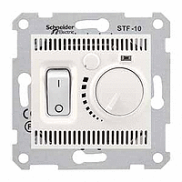 SDN6000323 ТЕРМОСТАТ ДЛЯ ТЕПЛОГО ПОЛА 10А, макс. мощность 2300Вт СЛОНОВАЯ КОСТЬ SEDNA Schneider Electric