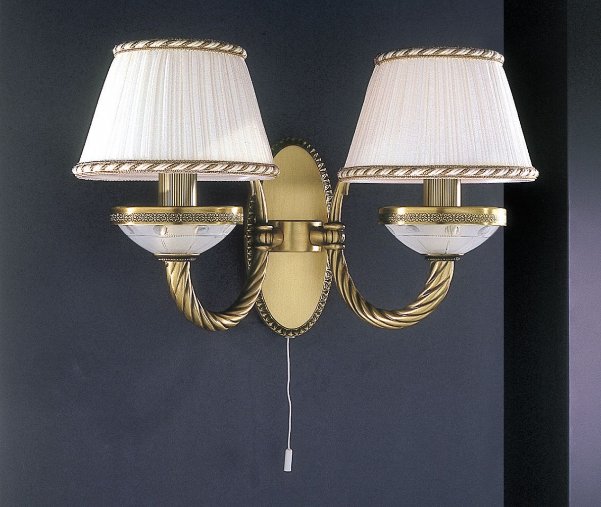 Бра Reccagni Angelo Bronzo arte 4660/2A glass