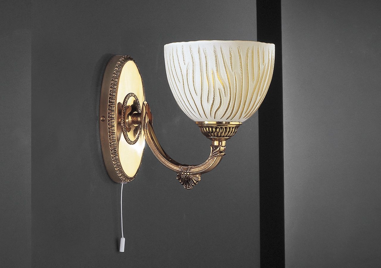 Бра Reccagni Angelo Oro Francese 5700/1A glass