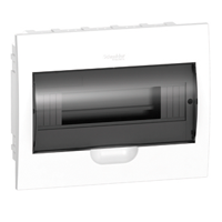 EZ9E112S2F. Щит пластиковый врезной. Дымчатая дверь. 1РЯД/12М+2КК Schneider Electric