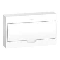 EZ9E118P2S. Щит пластиковый навесной. Белая дверь. 1РЯД/18М+2КК Schneider Electric