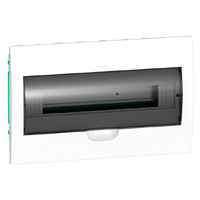 EZ9E118S2F. Щит пластиковый врезной. Дымчатая дверь. 1РЯД/18М+2КК Schneider Electric