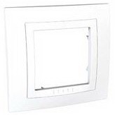 РАМКА ОДИНАРНАЯ БЕЛАЯ Unica BASIC Schneider Electric MGU2.002.18