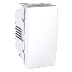 ПЕРЕКЛЮЧАТЕЛЬ ОДНОКЛАВИШНЫЙ(СХ.6),1М БЕЛЫЙ Unica Schneider Electric MGU3.103.18