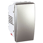 ПЕРЕКЛЮЧАТЕЛЬ ОДНОКЛАВИШНЫЙ(СХ.6),1М АЛЮМИНИЙ Unica Schneider Electric MGU3.103.30
