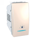 ВЫКЛЮЧАТЕЛЬ КНОПОЧНЫЙ С ПОДСВЕТКОЙ 1М СЛОНОВАЯ КОСТЬ Unica Schneider Electric MGU3.106.25LN