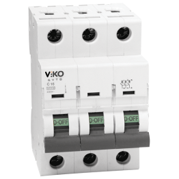 VIKO Автоматический выключатель 3P С 2A 4,5kA