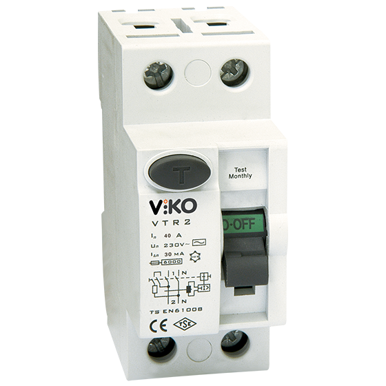 VIKO Устройство защитного отключения 2 полюса 25A 30mA