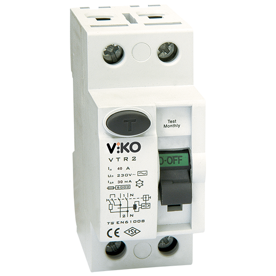 VIKO Устройство защитного отключения 2 полюса 40A 30mA