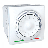 ТЕРМОСТАТ ДЛЯ ТЕПЛОГО ПОЛА 10A(+5.45°С)С ДАТЧИКОМ, БЕЛЫЙ Unica Schneider Electric MGU3.503.18