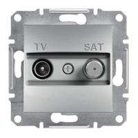 EPH3400161 TV-SAT РОЗЕТКА КОНЦЕВАЯ ASFORA Schneider Electric АЛЮМИНИЙ