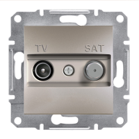 EPH3400169 TV-SAT РОЗЕТКА КОНЦЕВАЯ ASFORA Schneider Electric БРОНЗА