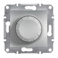 EPH6500161 СВЕТОРЕГУЛЯТОР ПОВОРОТНЫЙ С ПОДСВЕТКОЙ (600 ВТ)ASFORA Schneider Electric АЛЮМИНИЙ