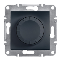 EPH6500171 СВЕТОРЕГУЛЯТОР ПОВОРОТНЫЙ С ПОДСВЕТКОЙ (600 ВТ)ASFORA Schneider Electric АНТРАЦИТ