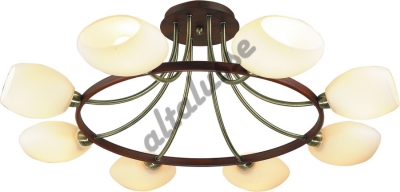 INL 9209C-8 ANTIQUE BRASS - WALNUT