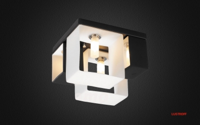 Люстра INL 9074C-4 White - Black