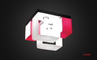 Люстра INL 9074C-4 White - Red