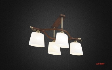 INL-9207C-04 Antique Brass&Walnut