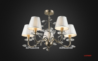 INL-1081C-5Antique brass & Walnut