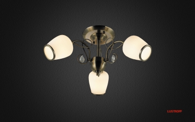INL-6108С-03 Antique brass & Walnut