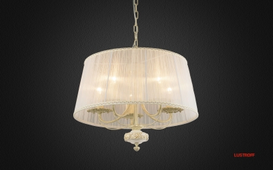 INL-6119P-05 Ivory Gold & White