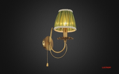 INL-6119W-01 Golden Brass & Green