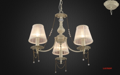INL-6120P-03 Ivory Gold & White