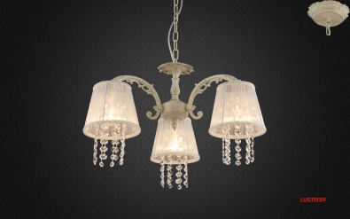 INL-6123P-03 Ivory Gold & White