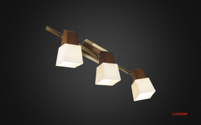 Бра Altalusse INL-9283W-03 Antique brass & Walnut