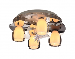 Люстра INL-9326C-05 White & White/Grey