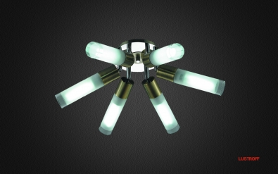 INL-9153C-06 Chrome & Antique brass