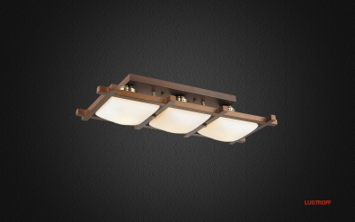 INL-3092C-03 Antique Brass & Walnut