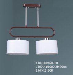 Люстра Tinko 11893CR+RD/2H