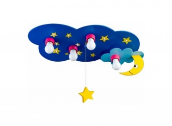 Люстра Sky/PL4 bluе Crystal Lux