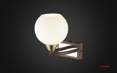 INL-9268W-01 Antique brass & Walnut