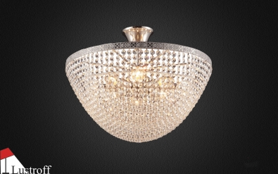Люстра INL-1121C-08 White Polish Nickel
