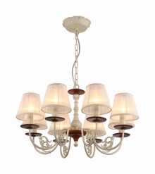 Люстра Altalusse INL-6117Р-08 Ivory Gold & Walnut
