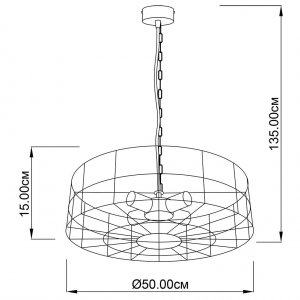 Люстра Imperium Light Fan 77450.05.05