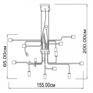 Люстра Imperium Light Hydra 831565.05.05