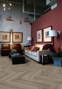 ЛАМИНАТ HERRINGBONE ДУБ МЕД 3766