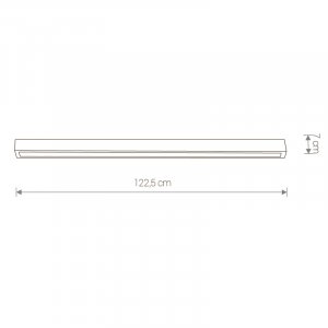 Люстра Nowodvorski 9625N STRAIGHT LED silver L